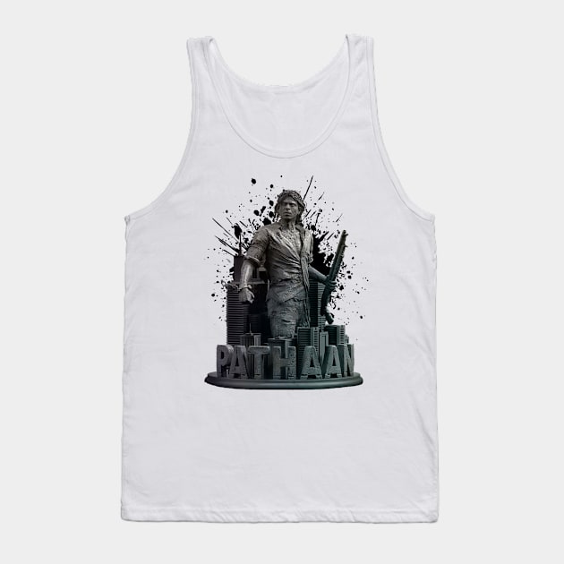 Pathaan artwork, Tank Top by SAN ART STUDIO 